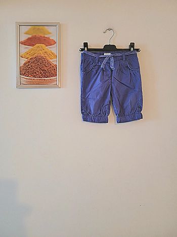 Pantacourt violet obaibi Taille 12 mois