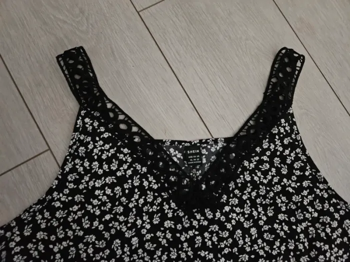 Debardeur femme noir et blanc shein xl - photo numéro 2