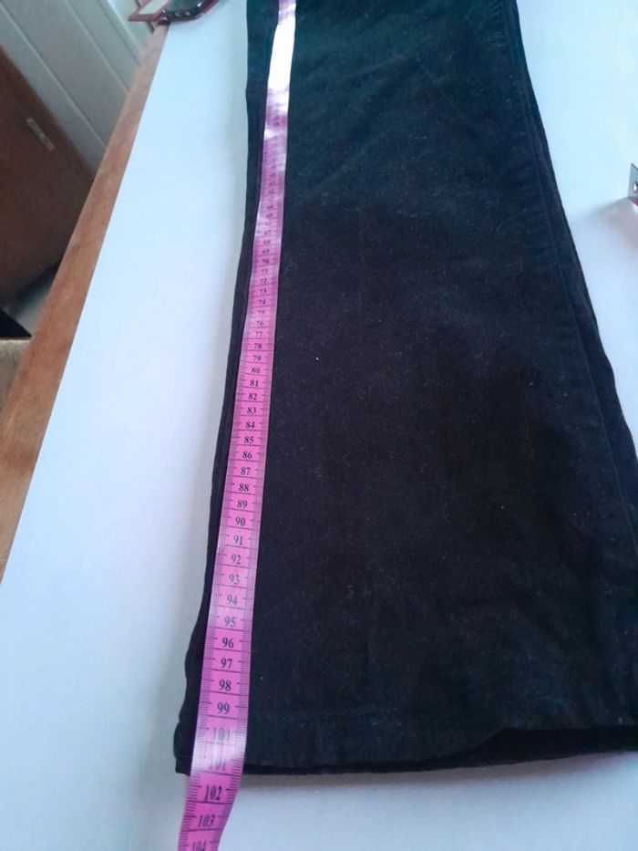 Très beau pantalon effet cuir de veau noir scottage taille 44 - photo numéro 11