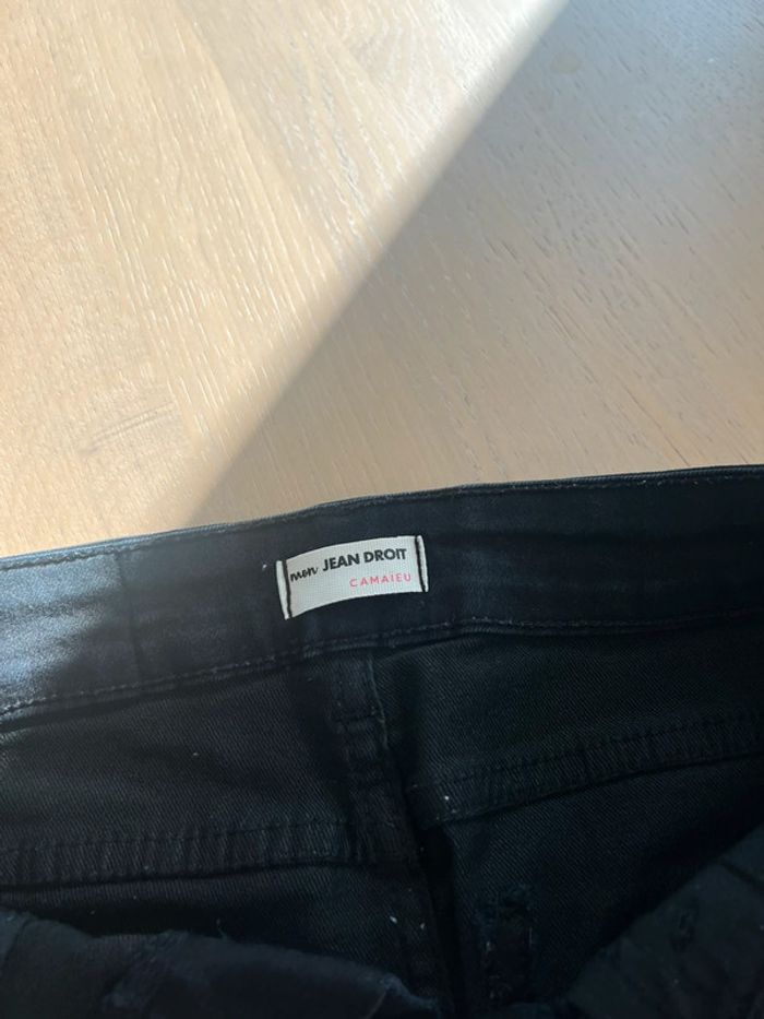 pantalon coupe droite noir fille - photo numéro 2