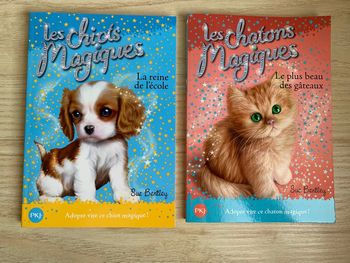 Lot de deux livres chiots et chatons magiques