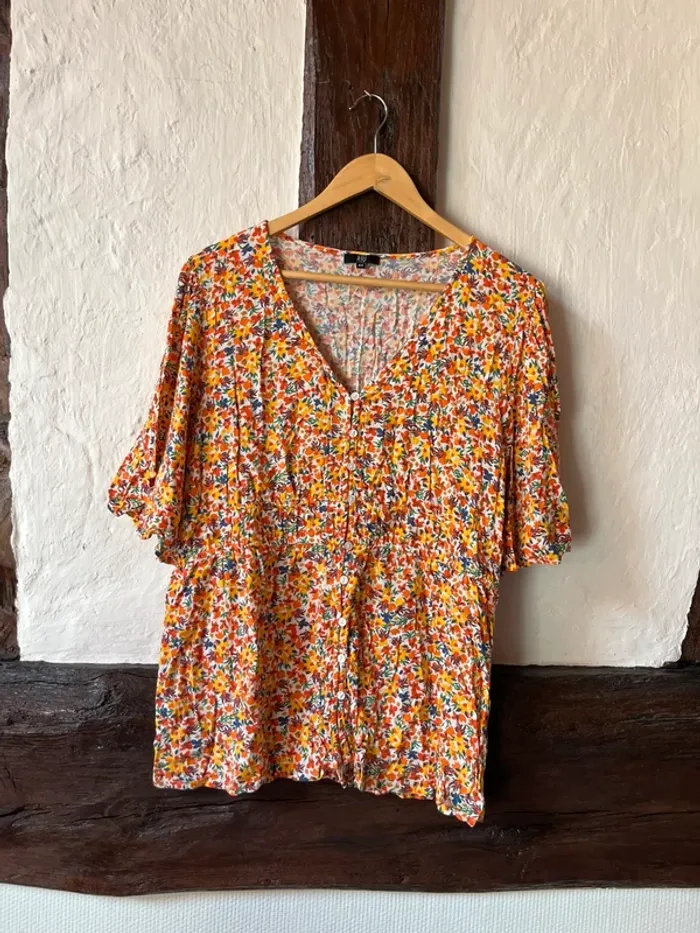 Blouse fleurie et colorée RIU – T.44