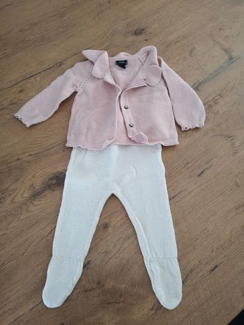 Ensemble en maille kiabi 3 mois