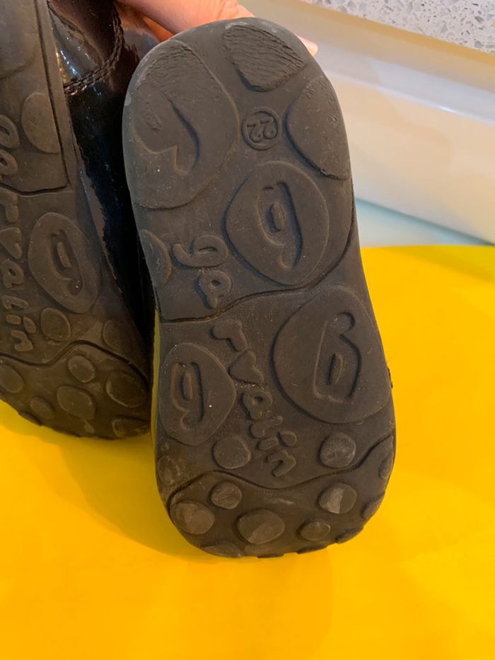 Chaussures montantes vernis noir Garbalin - photo numéro 5