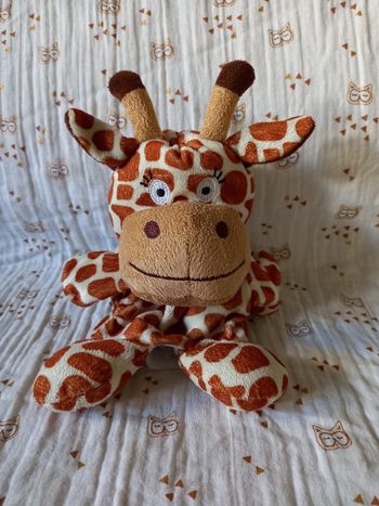 Doudou girafe marionnette Maison du Monde