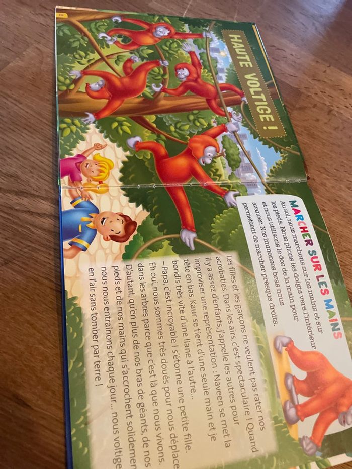 Livre collection Les animaux du zoo Mawa l’orang outan avec une figurine singe - photo numéro 12