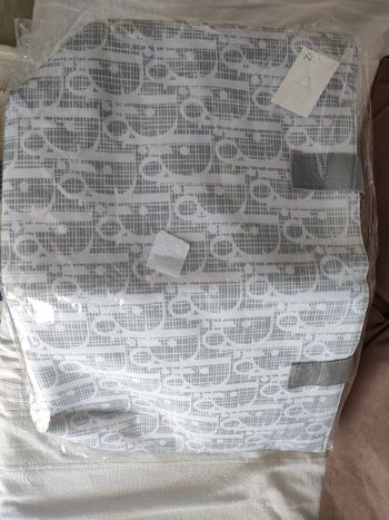Sac besace gris clair