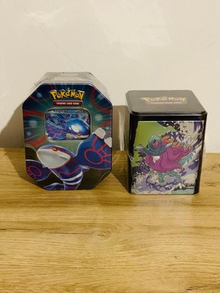 2 boites scellé Pokémon : tin cube + pokebox