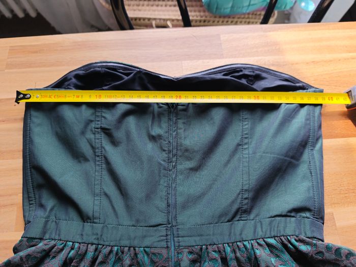 Robe bustier verte Naf Naf taille 38 - photo numéro 9