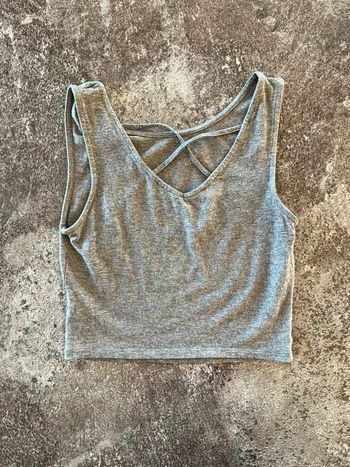 Top court gris femme Pimkie S Damen Top corto rosa donna Women grey crop top
