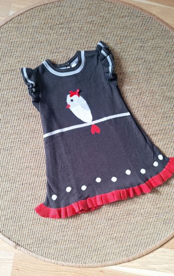 Jolie petite robe pull en 18M