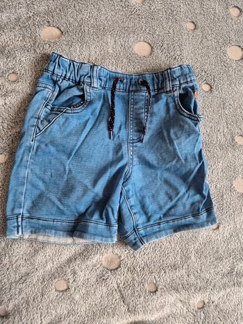 Short taille élastique en jean 8 ans