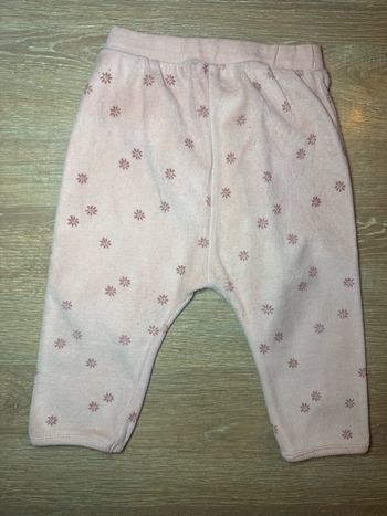 Pantalon rose en éponge /