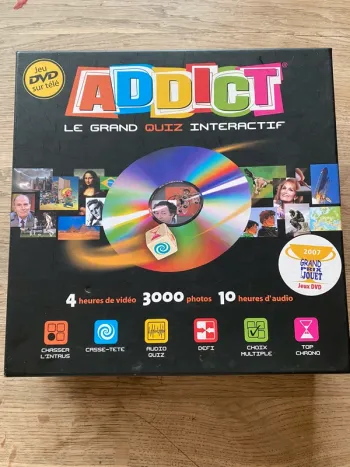Jeu dvd sur télé Addict