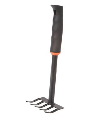 Râteau à main 28 cm – Orange et noir – Pique 7 cm Neuf