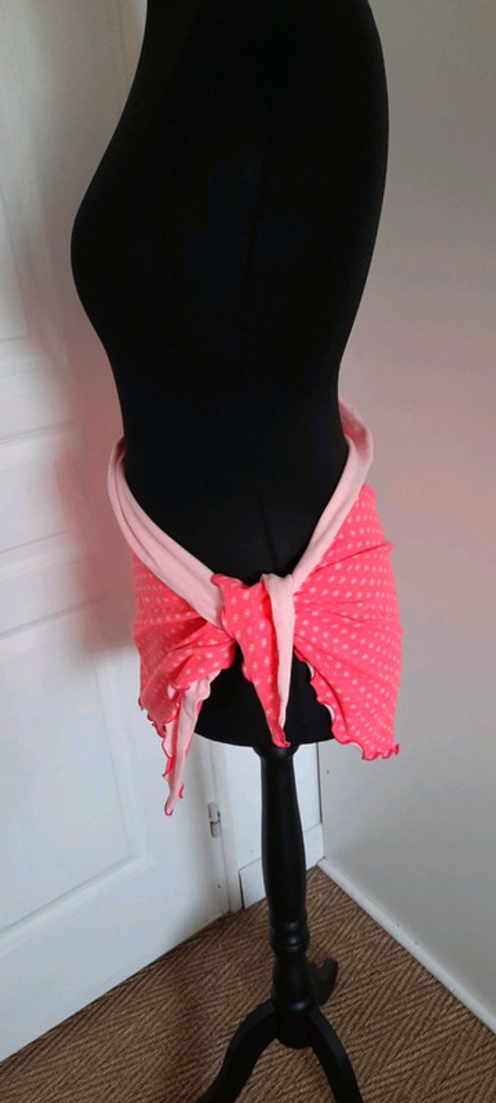 Paréo de plage rose flashy - photo numéro 2