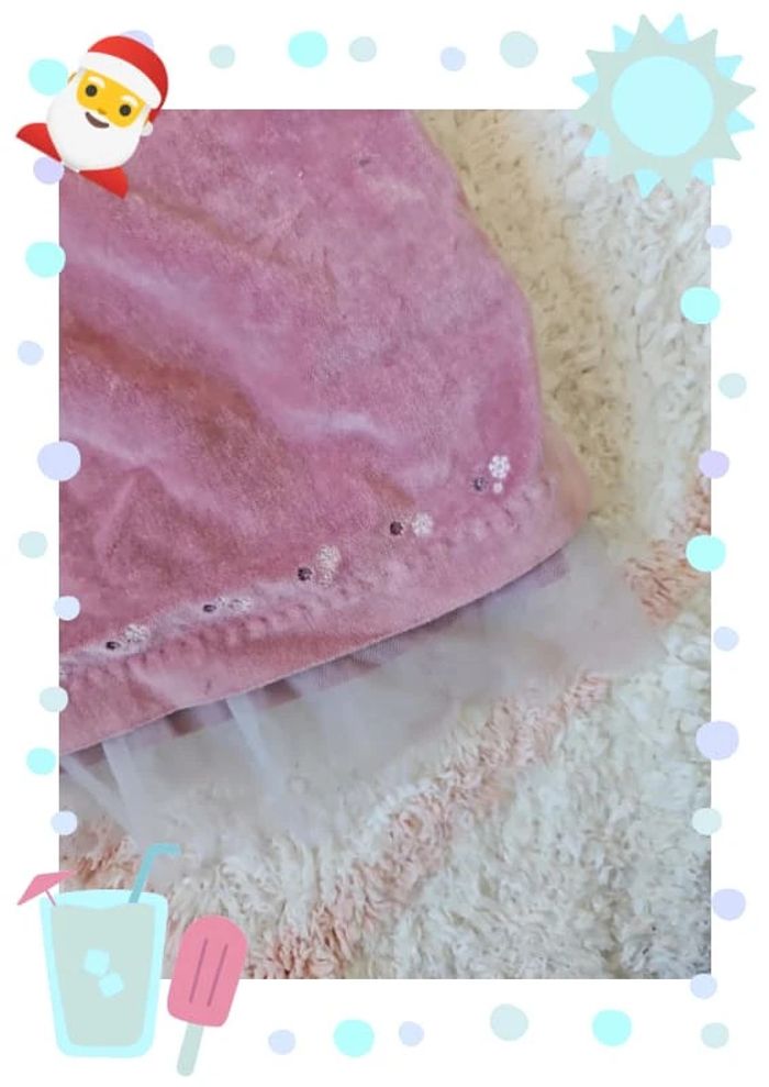 Robe velour sergent major vieux rose 18 mois lavé une fois jamais porté - photo numéro 3