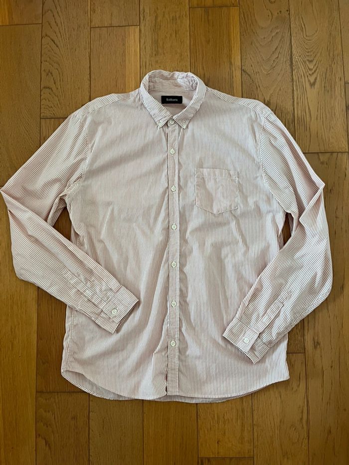 👔 Chemise homme classique à rayures Balibaris – Taille L – Très bon état
