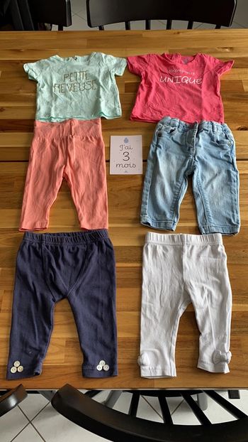 Ensemble t-shirts et pantalons