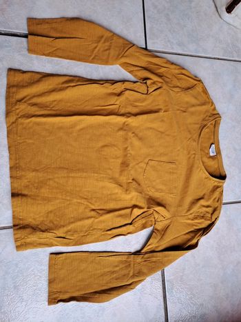 Blouse manches longues moutarde