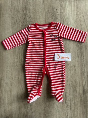 Pyjama velours Noël