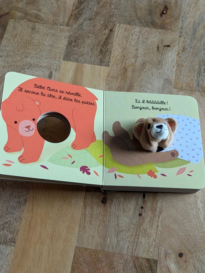 Livre marionnette "Bébé ours" - photo numéro 4