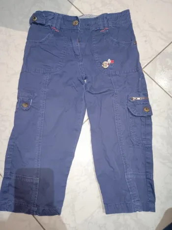 Pantalon bleu Sergent major taille 7 ans