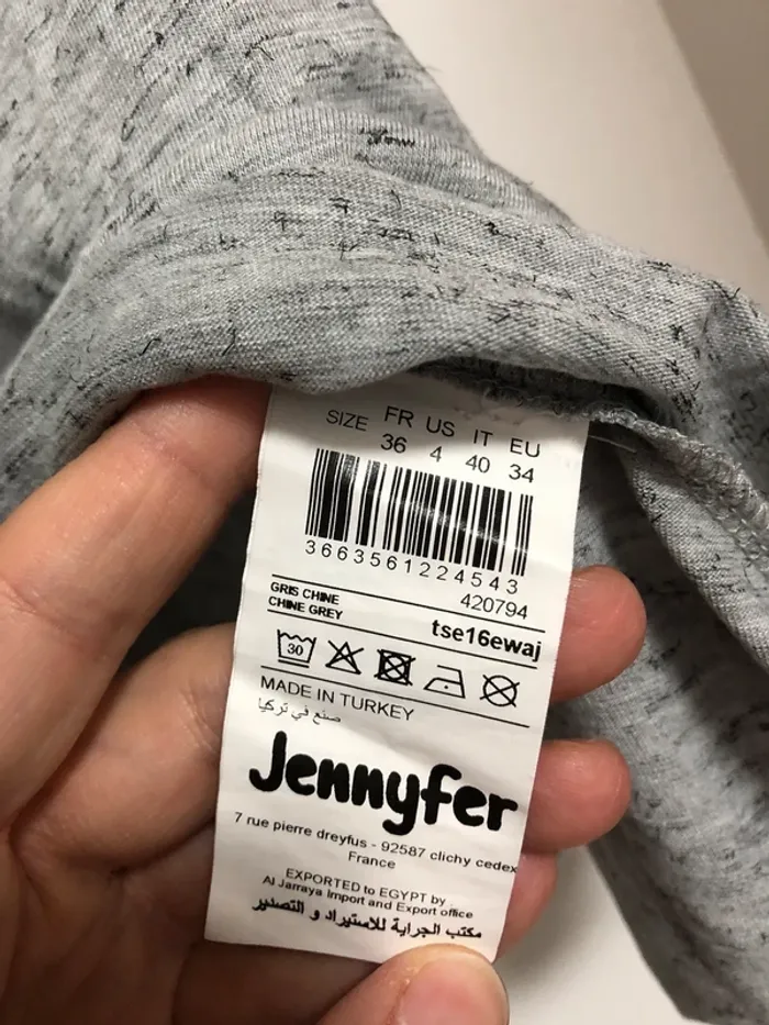 Superbe beau t-shirt Jennyfer neuf sans étiquette taille 36 - photo numéro 6