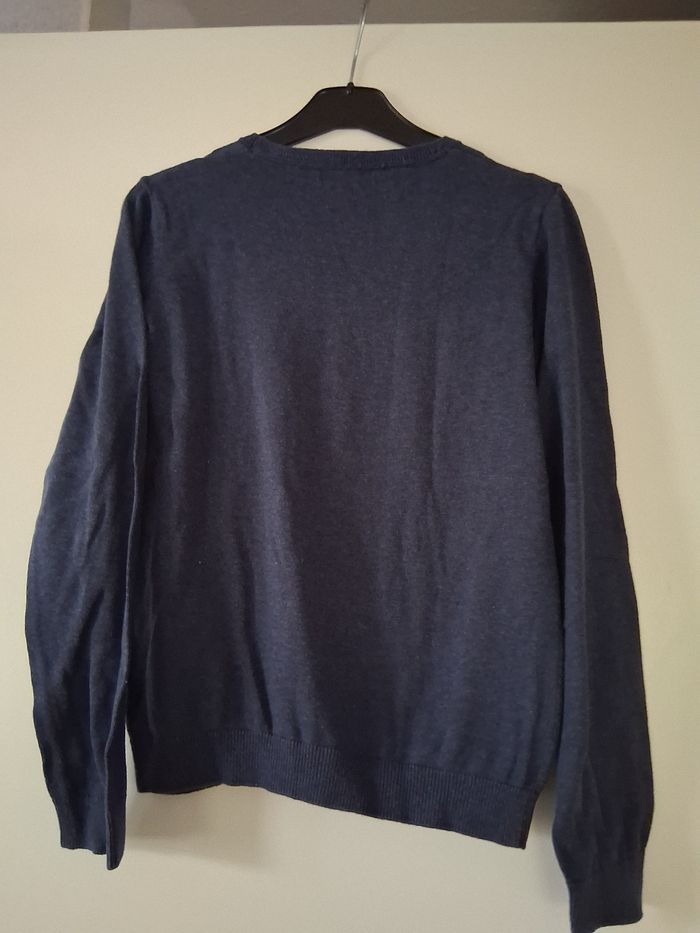 Pull  fin " tex" bleu " t-12 ans" - photo numéro 2