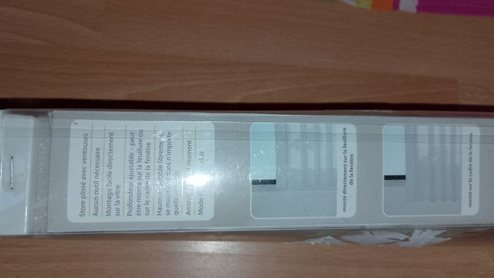 Store plissé avec ventouses - photo numéro 5