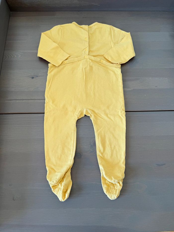 Pyjama / Grenouillère jaune - Tex Baby 18 mois - Mixte - photo numéro 2