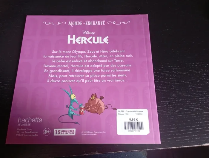 Livre hercule de Disney - photo numéro 2