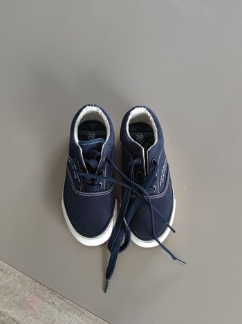 Basket garçon bleu marine poiture 32 - Très bon état - Sneakers à lacet