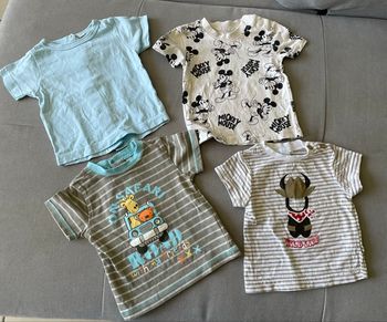 Lot de 4 tee short manches courtes 