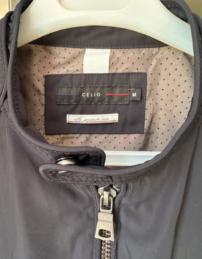 Veste marine mi-saison - taille M - photo numéro 3