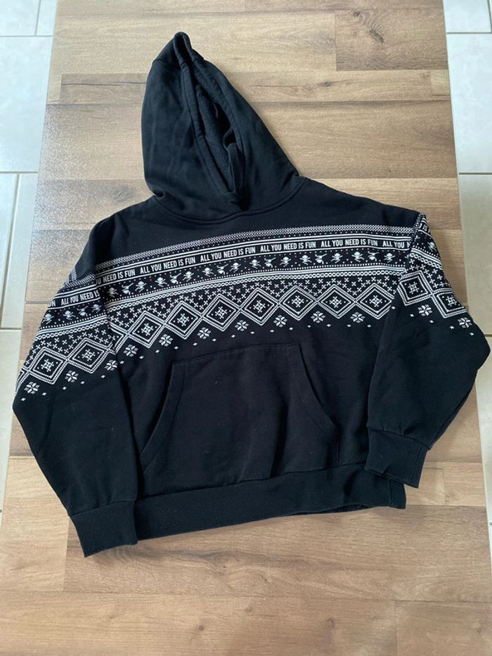 Sweat-shirt fille cache cache