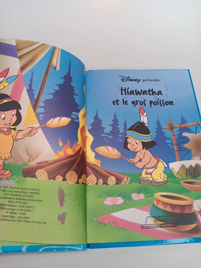 Livre Disney mickey club du livre Hiawatha et le gros poisson (1) - photo numéro 4