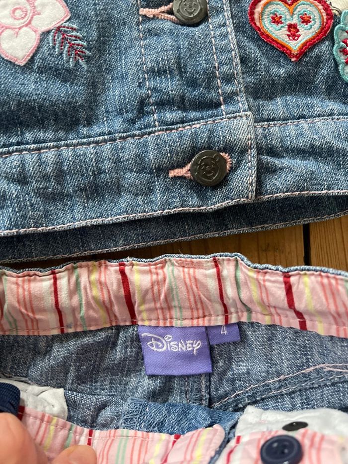 Ensemble pantalon, veste en jean Winnie, l’ourson - photo numéro 4
