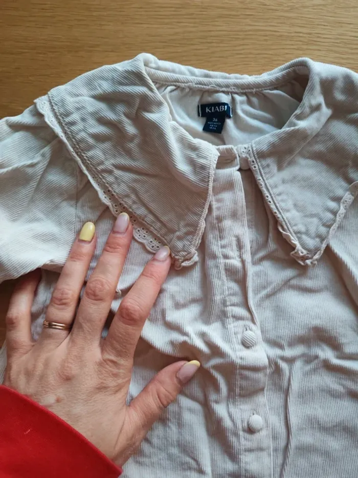 Blouse col claudine - photo numéro 2