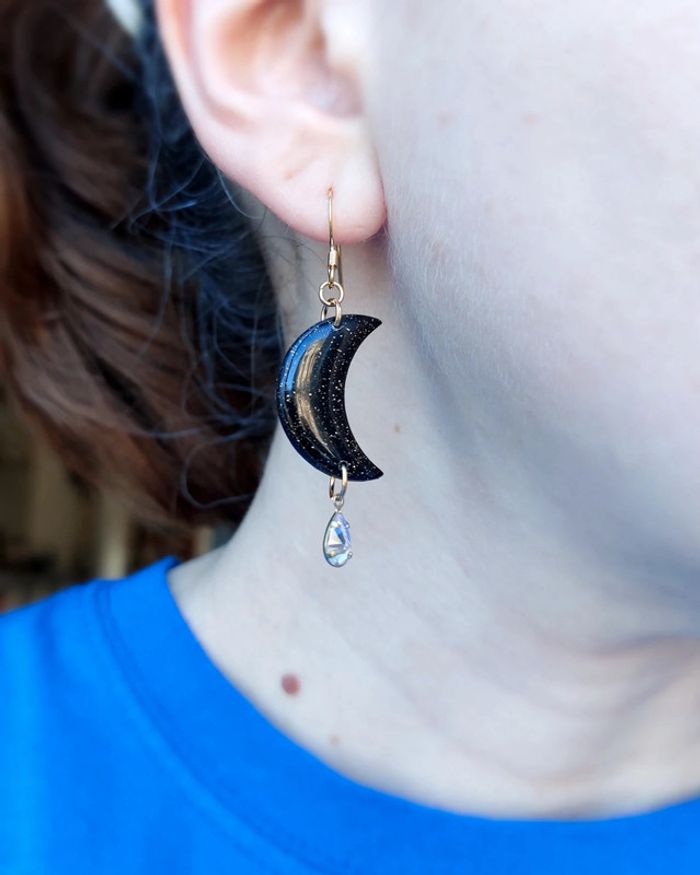 Boucles Lunes noires - photo numéro 2