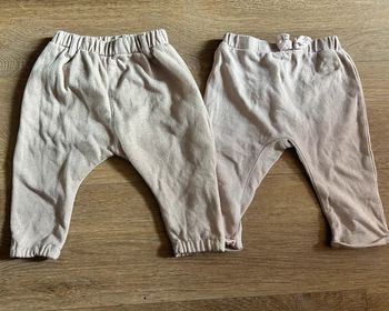 Lot de deux pantalons rose