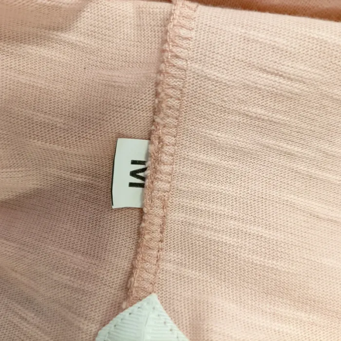 Polo Rose clair 100% coton - léger, Taille M - A398 - photo numéro 11