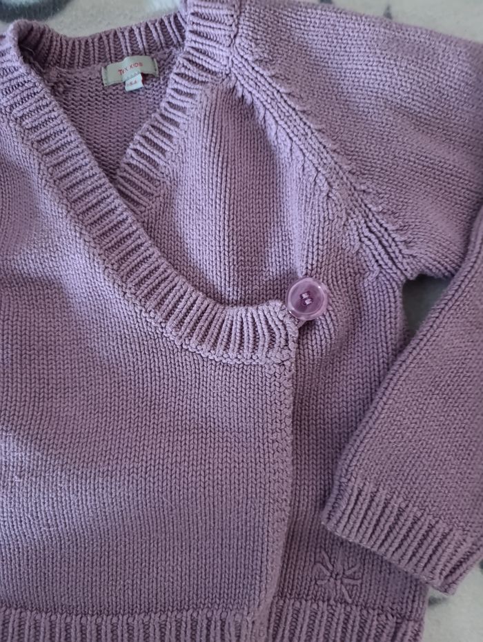 Gilet mauve - photo numéro 2