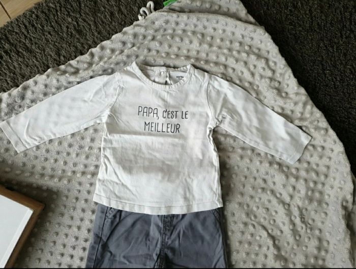 Ensemble bébé garçon Vertbaudet 12 mois - photo numéro 2