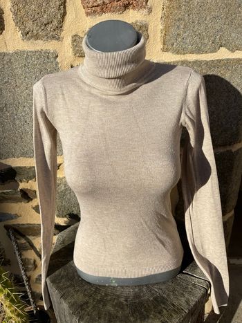 Col rouler beige - pull and bear 