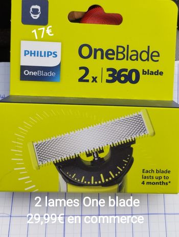 Lame one blade