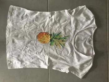 T-shirt été ananas