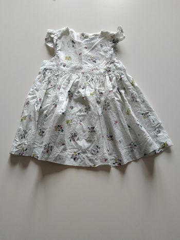 robe sans manches petit bateau imprimé fleuri fille 6 mois