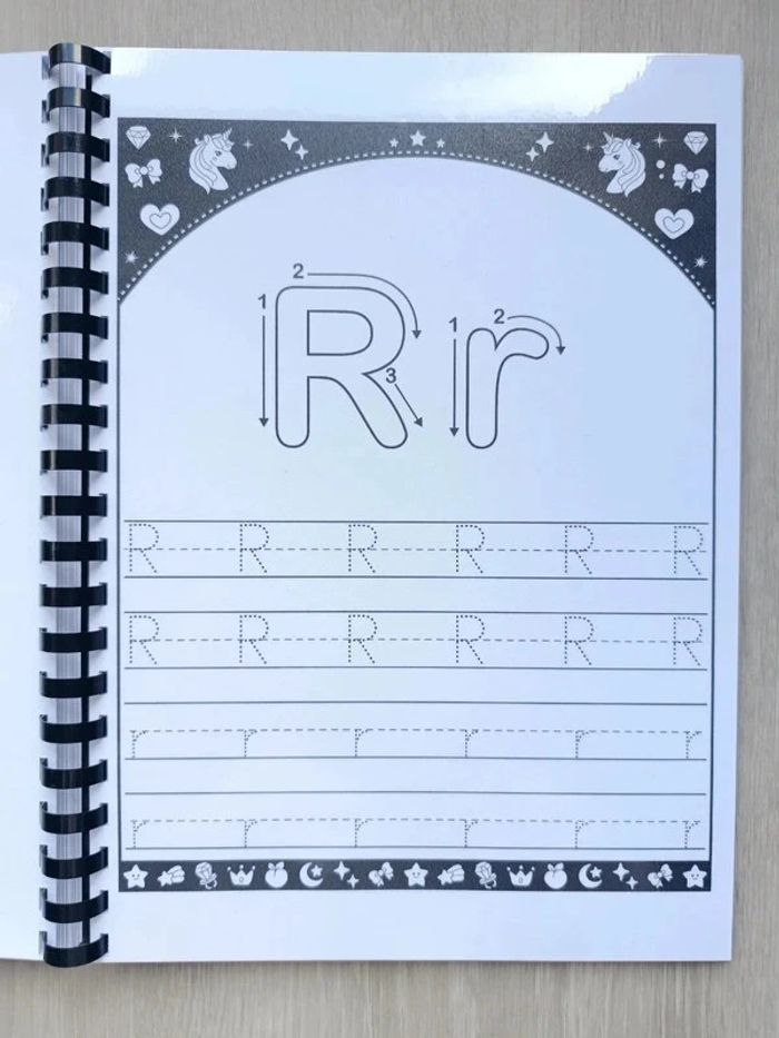 Grand livret d'écriture A4 de l'alphabet - photo numéro 5