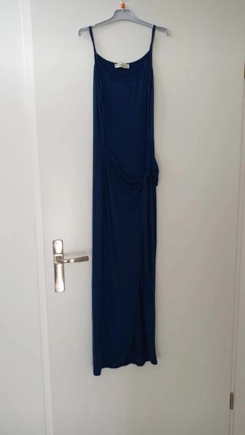 Robe portefeuille bleu marine en S/M